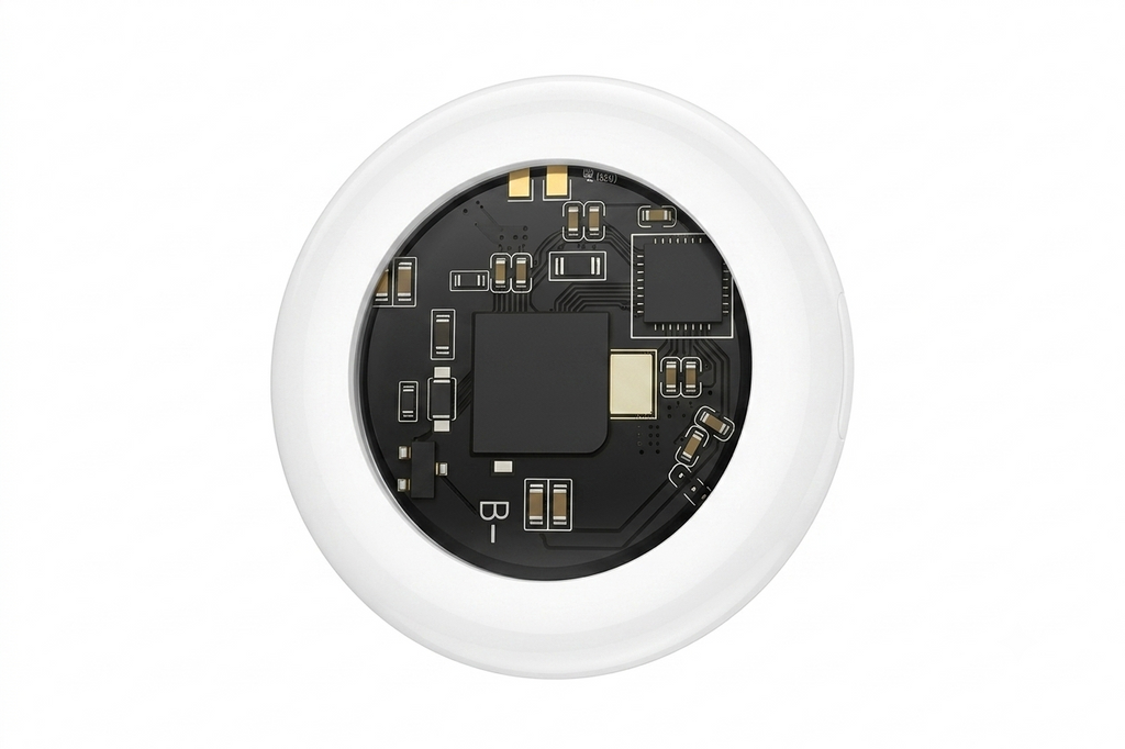 Localizator Inteligent HOCO E91B, Tracker compatibil Apple Find My, Alb